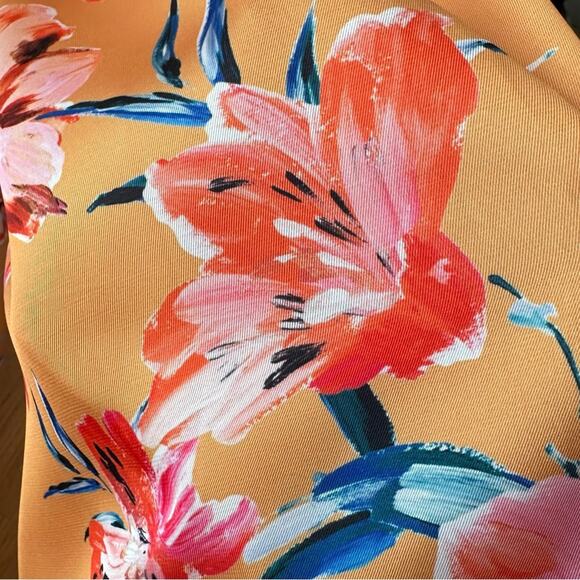 Significant Other x Revolve Zoe Hibiscus Floral Satin Wrap Dress | Vacation 6 - Picture 8 of 15